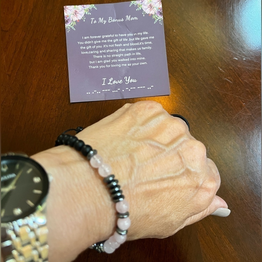 Bonus Mom Step Mom bracelet Morris code - Picture 14 of 16